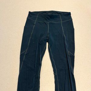 Athleta Girl Dark Turquoise Leggings